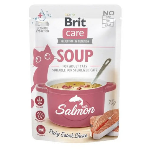BRIT Care Soup Salmon - супа за котки - 75гр