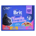 BRIT Cat Pouches Family Plate - мокра храна за котки - 12 х
