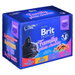 BRIT Cat Pouches Family Plate - мокра храна за котки - 12 х