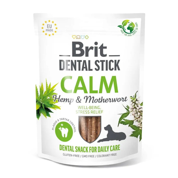 BRIT Dental Stick Calm Hemp & Materwort - лакомство
