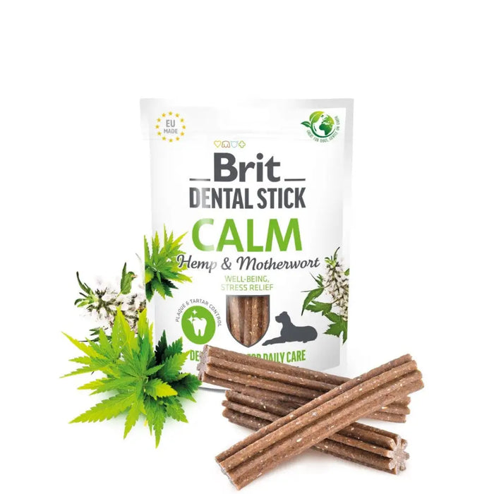 BRIT Dental Stick Calm Hemp & Materwort - лакомство