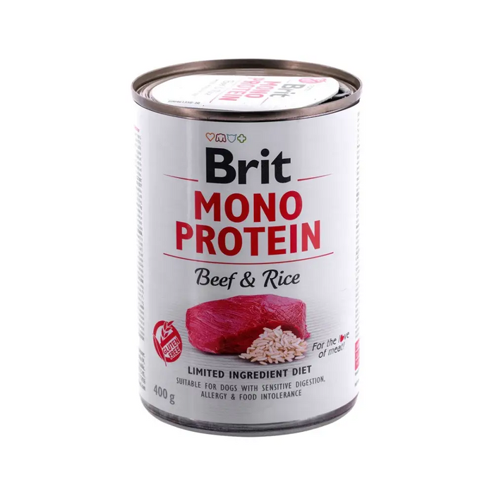 BRIT Mono Protein Beef & Rice - мокра храна за кучета