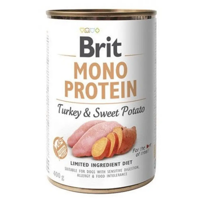 BRIT Mono Protein Turkey & Sweet potato - wet dog food