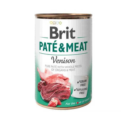 BRIT Paste & Meat с дивеч - мокра храна за кучета