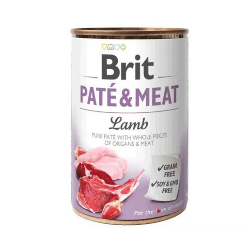 BRIT Paste & Meat с агнешко - мокра храна за кучета - 400гр