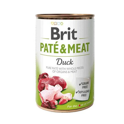 BRIT Pate&Meat Adult Duck - Мокра храна за кучета - 400гр