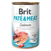 BRIT Paté & Meat with Salmon - мокра храна за кучета - 400гр