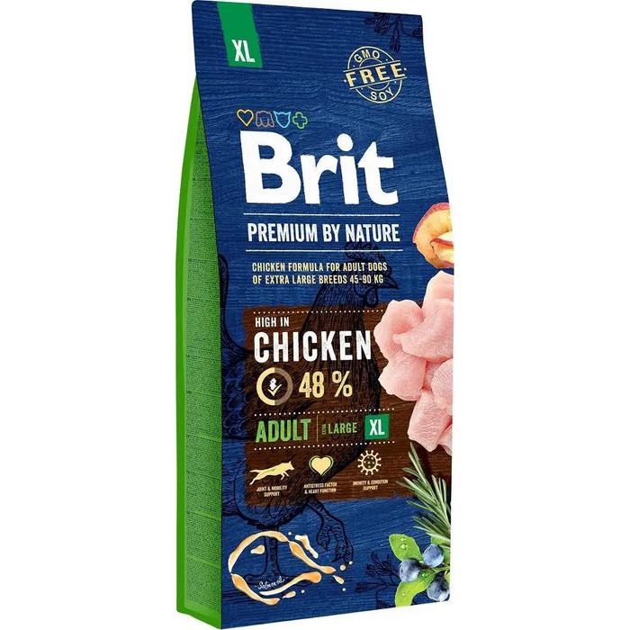 BRIT Premium by Nature Adult XL Chicken - суха храна