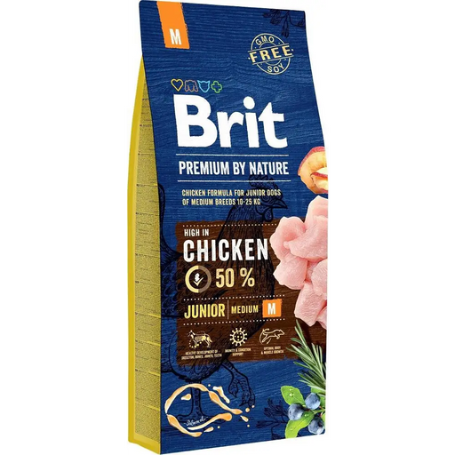 BRIT Premium by Nature Junior Medium Chicken - суха храна