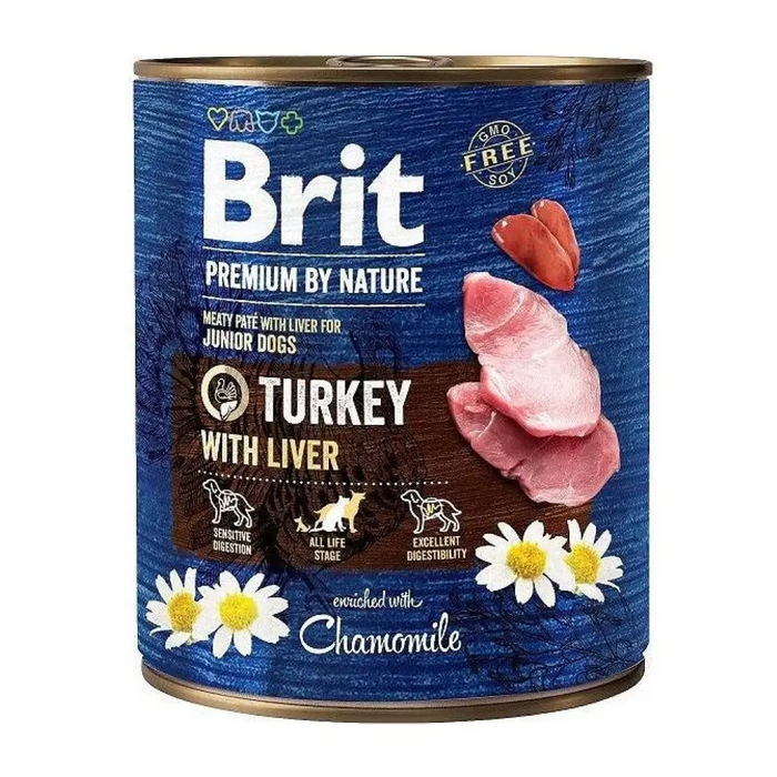 BRIT Premium by nature Junior Turkey with Liver - мокра