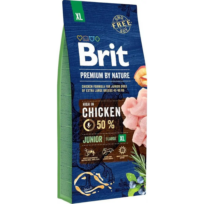 BRIT Premium by Nature Junior XL Chicken - суха храна