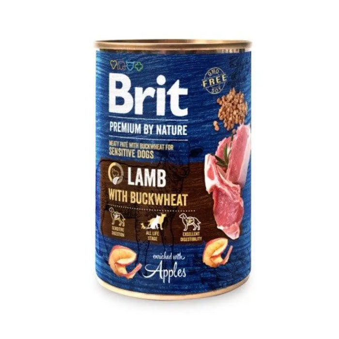 BRIT Premium by Nature Lamb with Buckwheat - Мокра храна