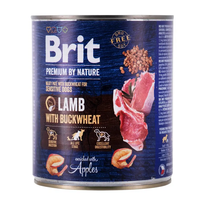 BRIT Premium by Nature Lamb with Buckwheat - Мокра храна