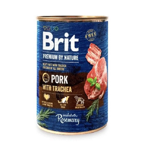 BRIT Premium by Nature Pork with Trachea - Мокра храна