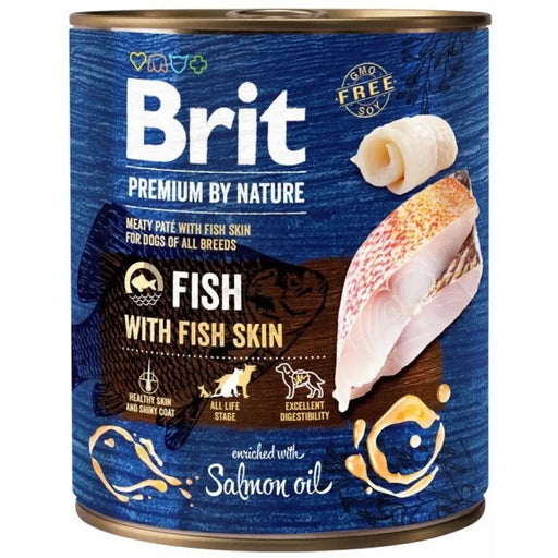 BRIT Premium by nature Риба с рибена кожа - мокра храна