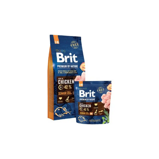 Brit Premium by Nature S + M Senior 8кг