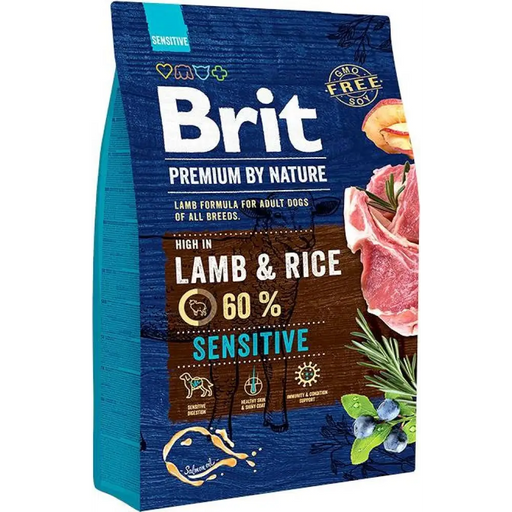 BRIT Premium by Nature Sensitive Lamb с ориз - суха храна