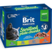 BRIT Premium Cat Sterilized Plate - мокра котешка храна