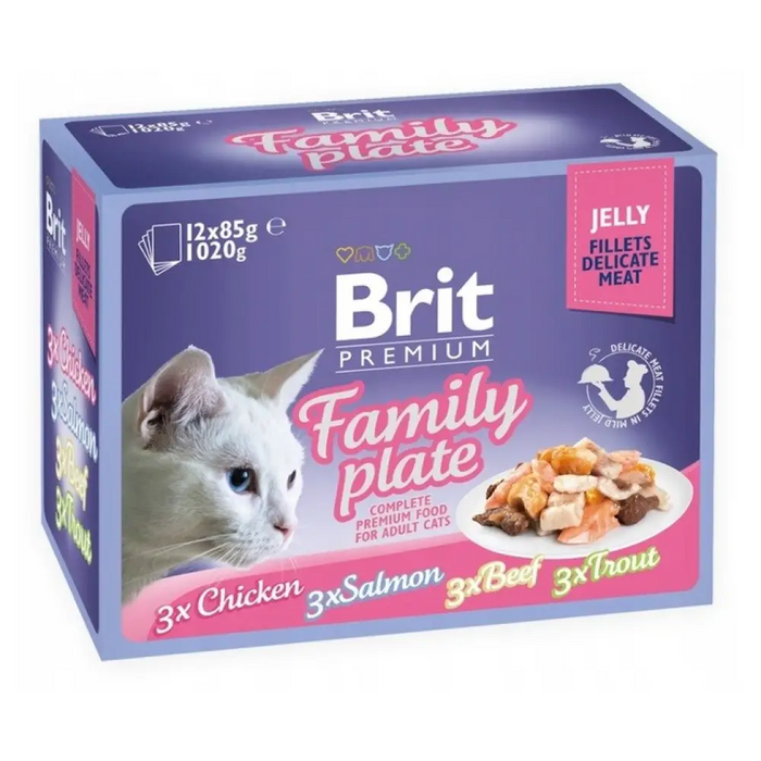 BRIT Premium Family Plate Fillets in Jelly Mix of Flavors