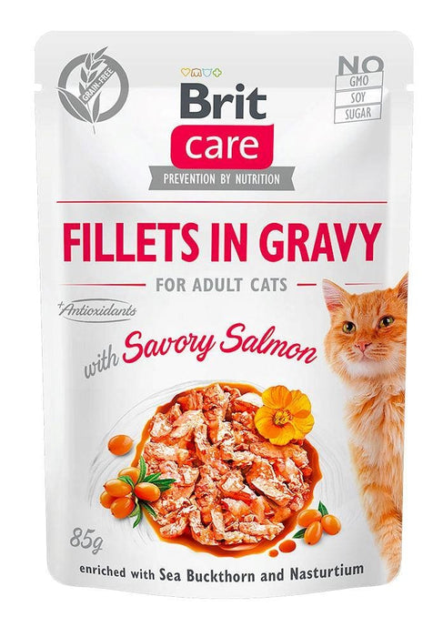 Brit Care филета в сос за възрастни котки 12 x 85 г