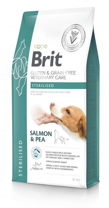 BRIT Grain Free Vet Care Dog Sterilised - суха храна за кучета - 12 кг