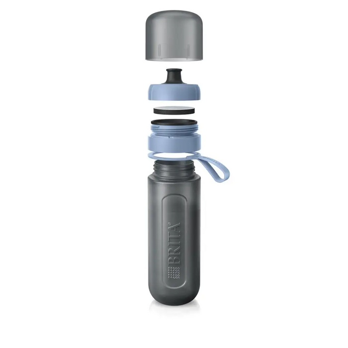 Brita Active синя филтърна бутилка с 2 диска