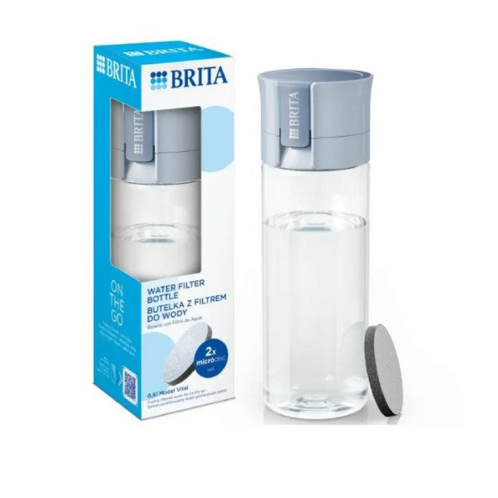 Brita Vital Filtering бутилка 0,6 л Пастелно синьо
