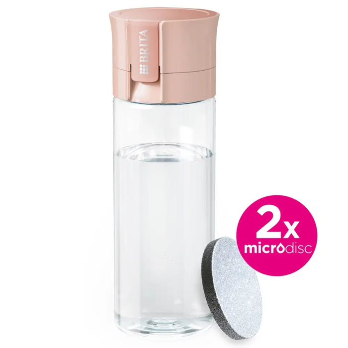 Brita Vital прасковена бутилка с филтър с 2 диска