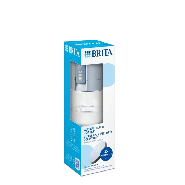 Brita Vital синя филтърна бутилка с 2 диска