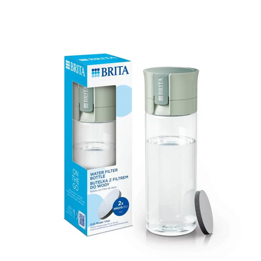 Brita Vital зелена филтърна бутилка с 2 диска