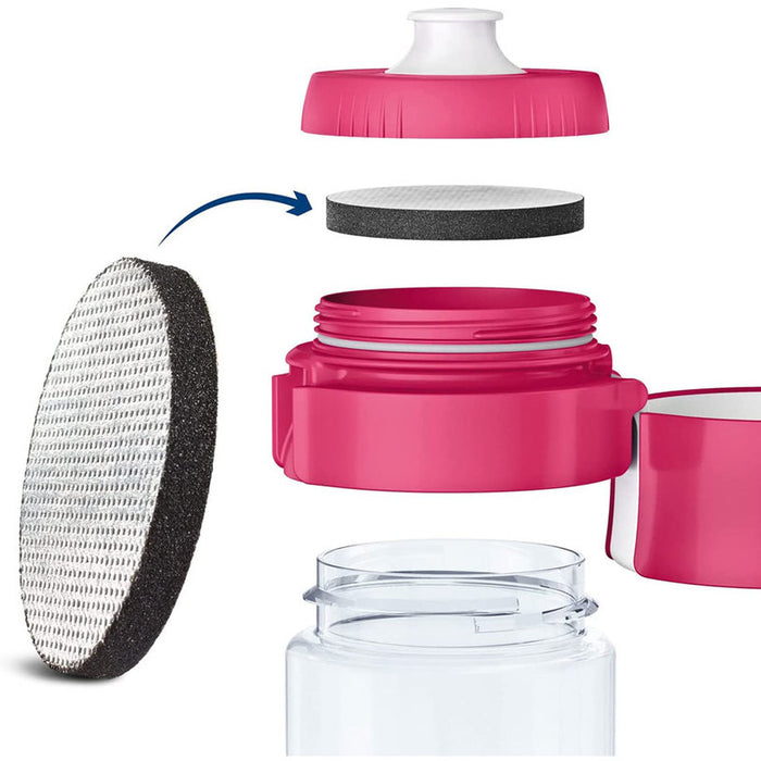 ФИЛТРИРАЩА БУТИЛКА VITAL 0.6 L PINK BRITA