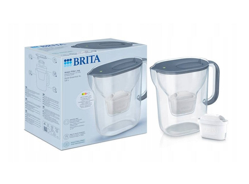 BRITA Style ESSENTIAL XL графитна филтърна кана + MX Pro Pure Performance филтър
