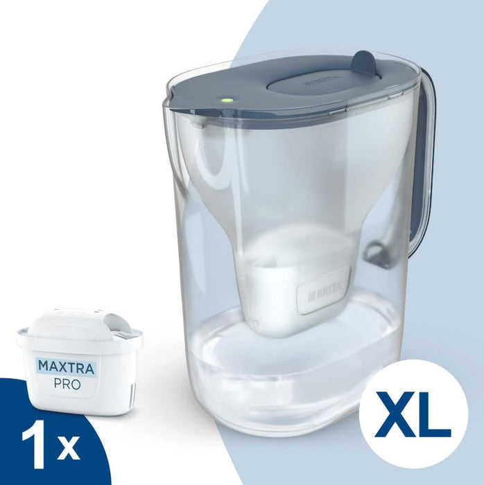 BRITA Style ESSENTIAL XL графитна филтърна кана + MX Pro Pure Performance филтър
