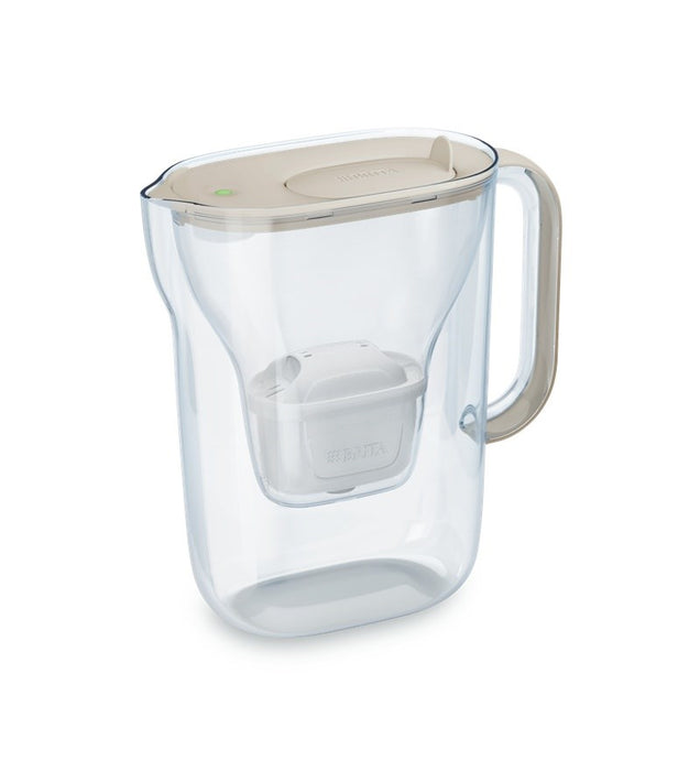 Филтърна кана Brita Style Essential + 4 филтърни патрона Maxtra Pro Pure Performance (пясъчен цвят)