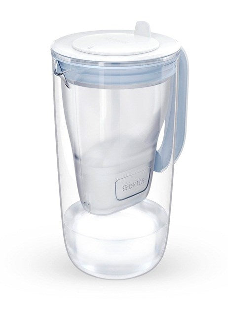 Филтърна кана Brita Glass+ с 2 картриджа MaxtraPro PP (синя; 2,5 л)