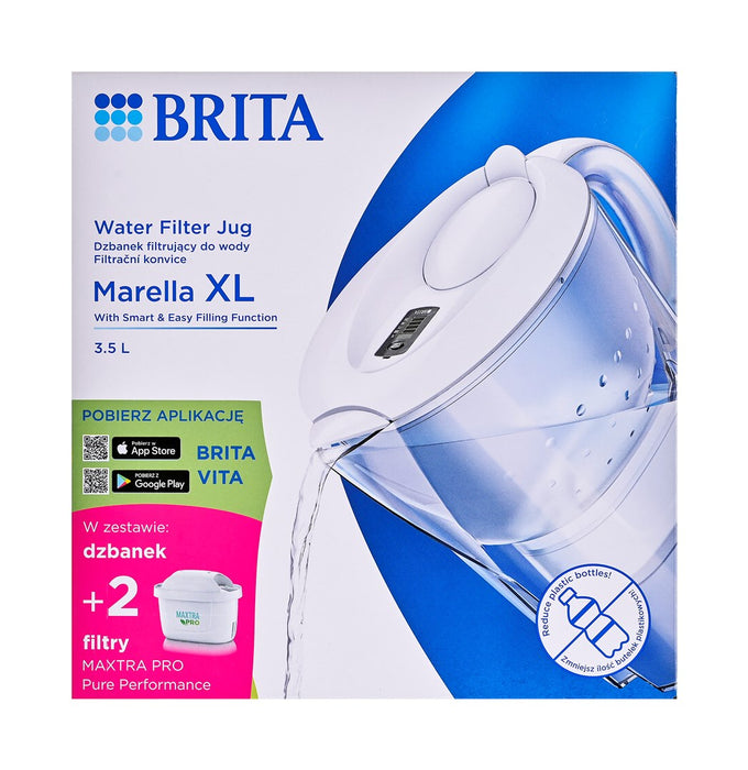 Brita Marella XL + 2 Maxtra Pro PP филтърна кана