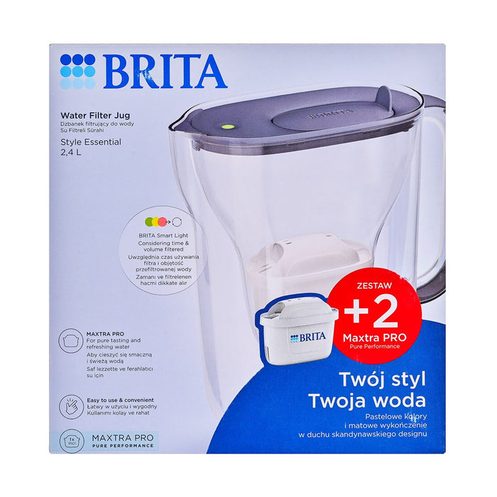 Brita Style Essential + 2 MAXTRA PRO PURE PERFORMANCE (графит)