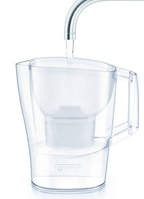 Кана за филтриране BRITA - Aluna Cool Memo, 2.4 l, 3 филтъра, бяла