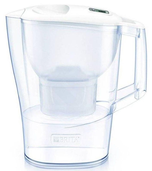 Кана за филтриране BRITA - Aluna Cool Memo, 2.4 l, 3 филтъра, бяла