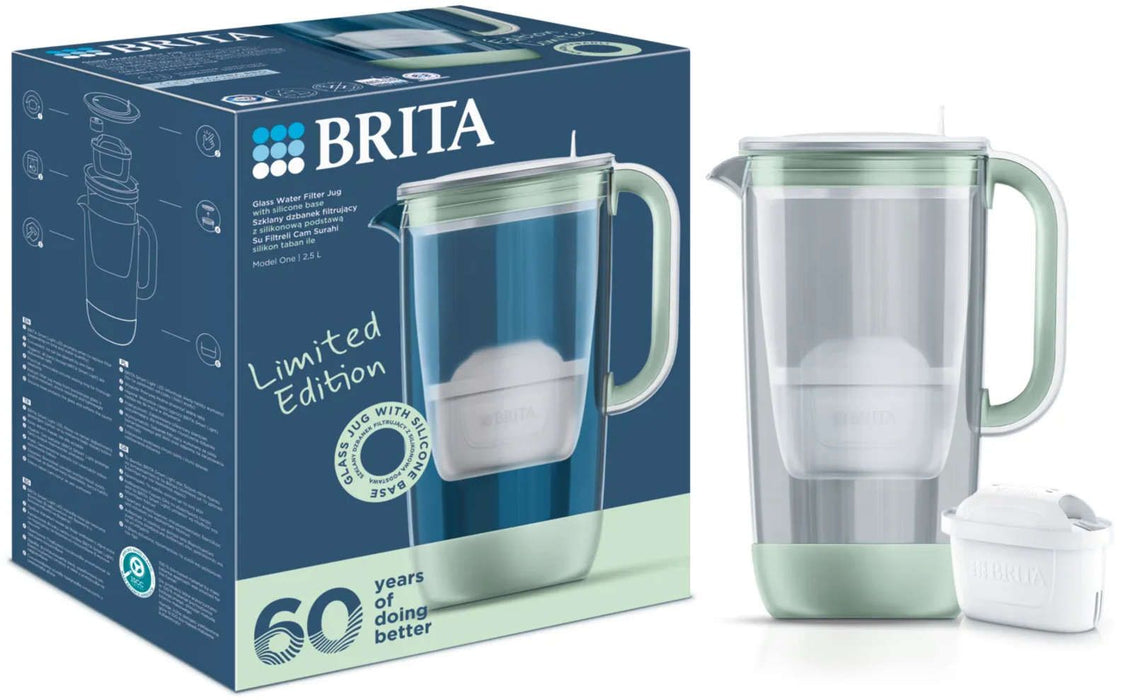 Brita Glass+1MaxtraProPP 2,5-литрова филтърна кана | мента