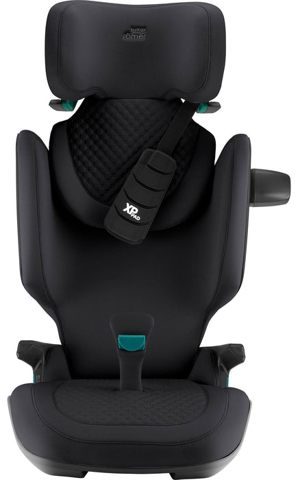 Стол за кола Britax Romer - Kidfix Pro, IsoFix, i-Size, 100-150 cm, Onyx Black Lux