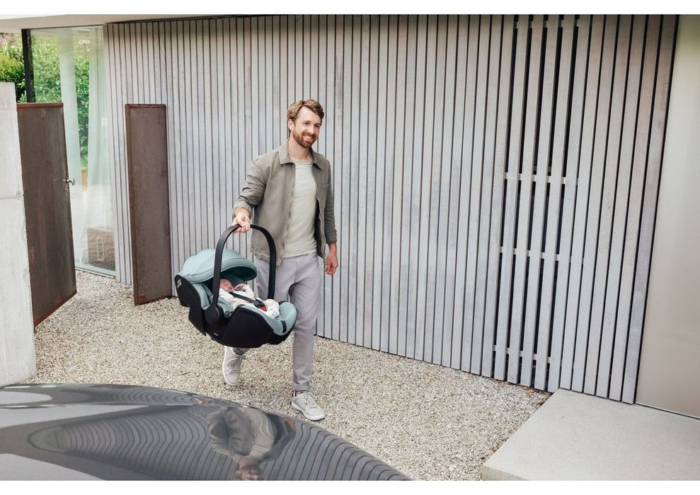 Кошница за кола Britax Romer - Baby Safe Pro, i-Size, 40-85 cm, с база Vario, Sage Green