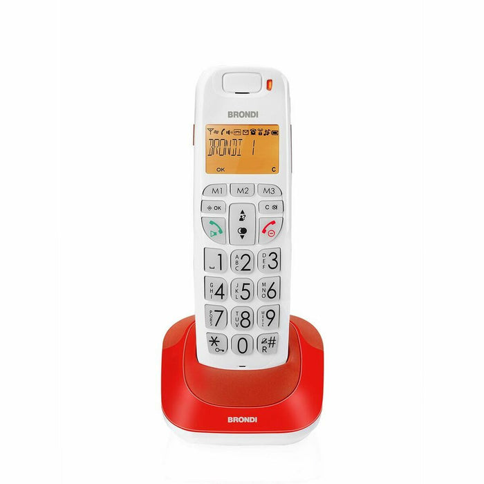 Безжичен телефон Brondi BR-10276032 Червен