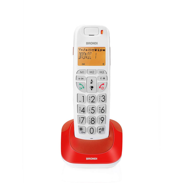 Безжичен телефон Brondi BR-10276032 Червен
