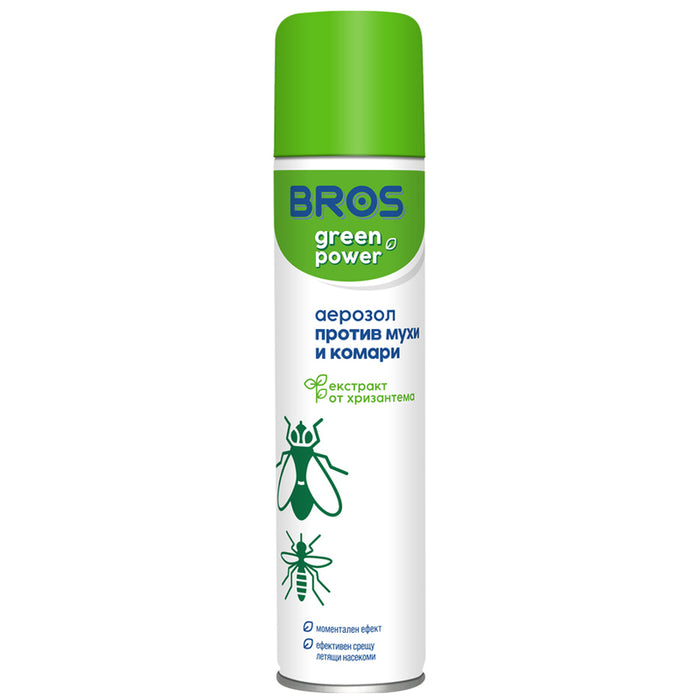 СПРЕЙ ПРОТИВ ЛЕТЯЩИ НАСЕКОМИ BROS GREEN POWER