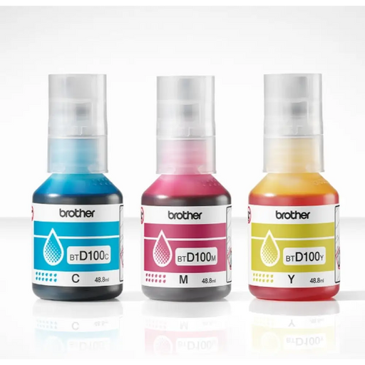 Brother BTD100CLVAL Цветни бутилки с мастило Brother