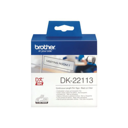 BROTHER P-Touch DK-22113 прозрачен филм с непрекъсната
