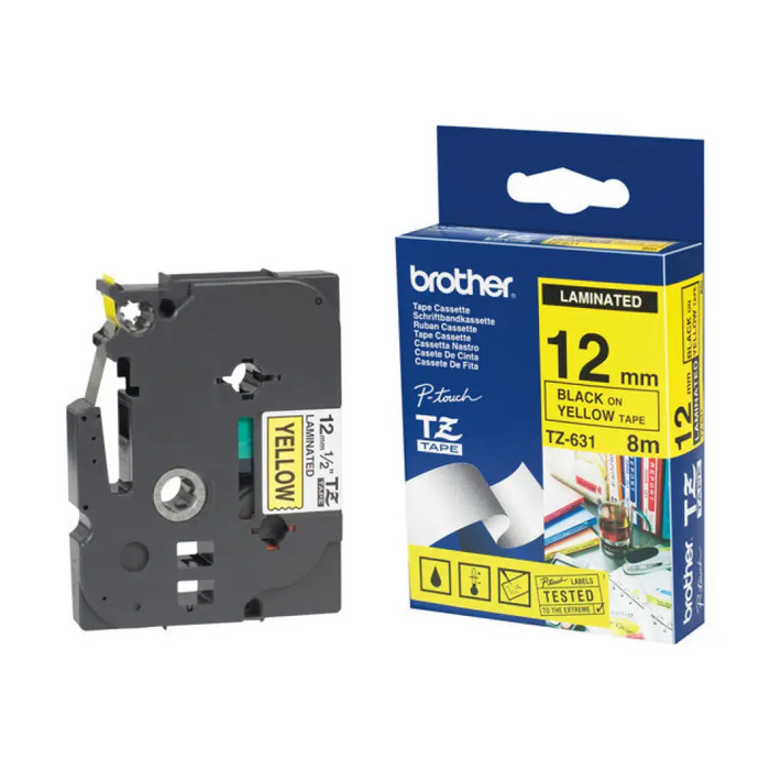 BROTHER P-Touch TC-101 черен на прозрачен 12 мм