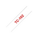 BROTHER P-Touch TC-102 червен на прозрачен 12 мм