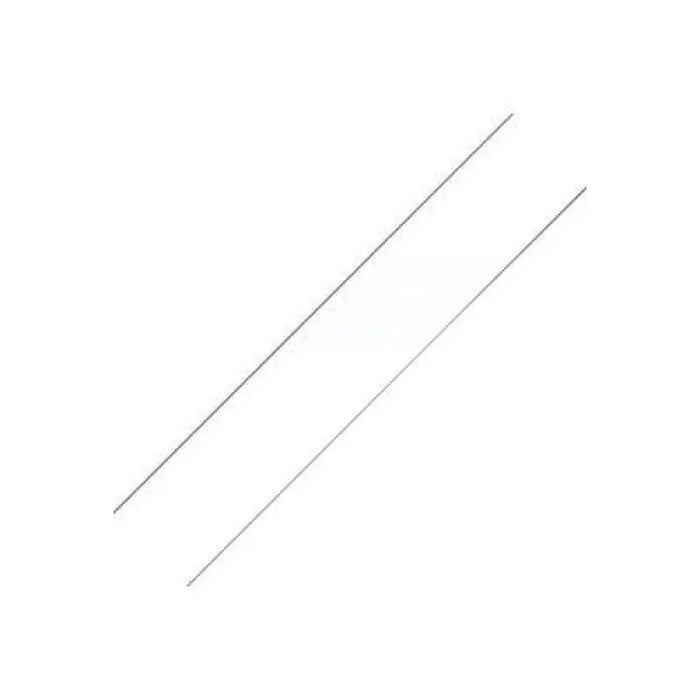 BROTHER P-Touch TC-195 бял върху прозрачен 9 мм